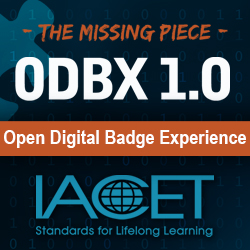 IACET Open Digital Badge Experience