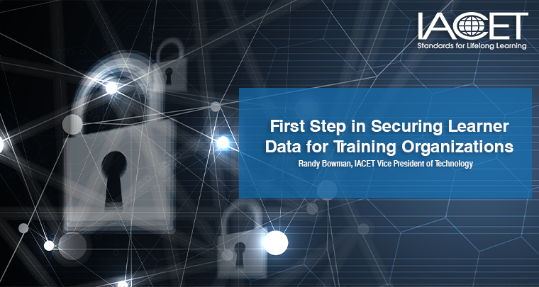 First Step in Securing Learner Data for Training Organizations image