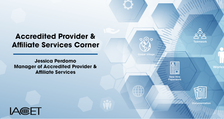 Accredited Provider and Affiliate Services Corner: March 2022 image