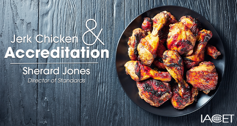Jerk Chicken and Accreditation image