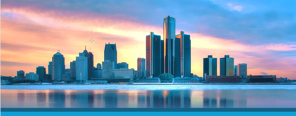 City of Detroit Skyline